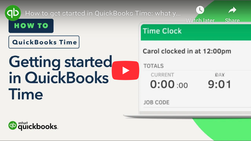 getting started in quickbooks time QB NSBDC getting started in quickbooks time quickbooks