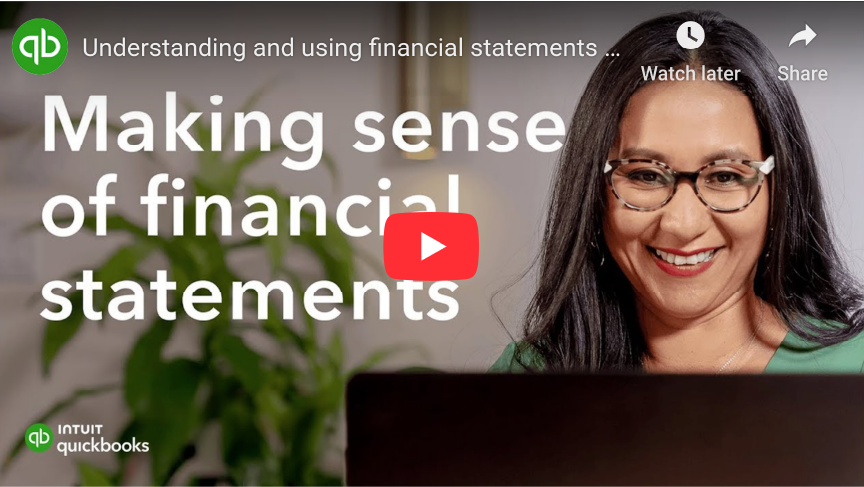 making sense of financial statements QB NSBDC making sense of financial statements quickbooks