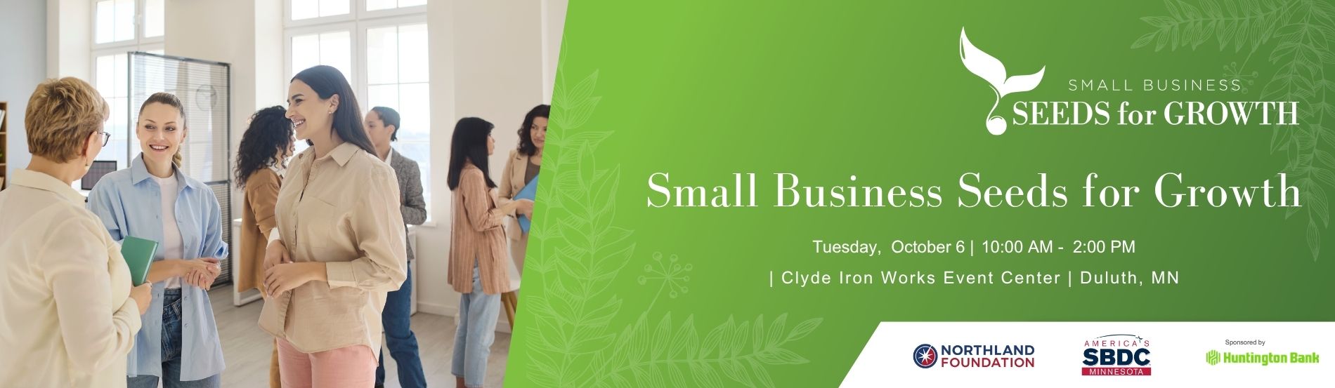 Small Business Seeds for Growth Web Banner